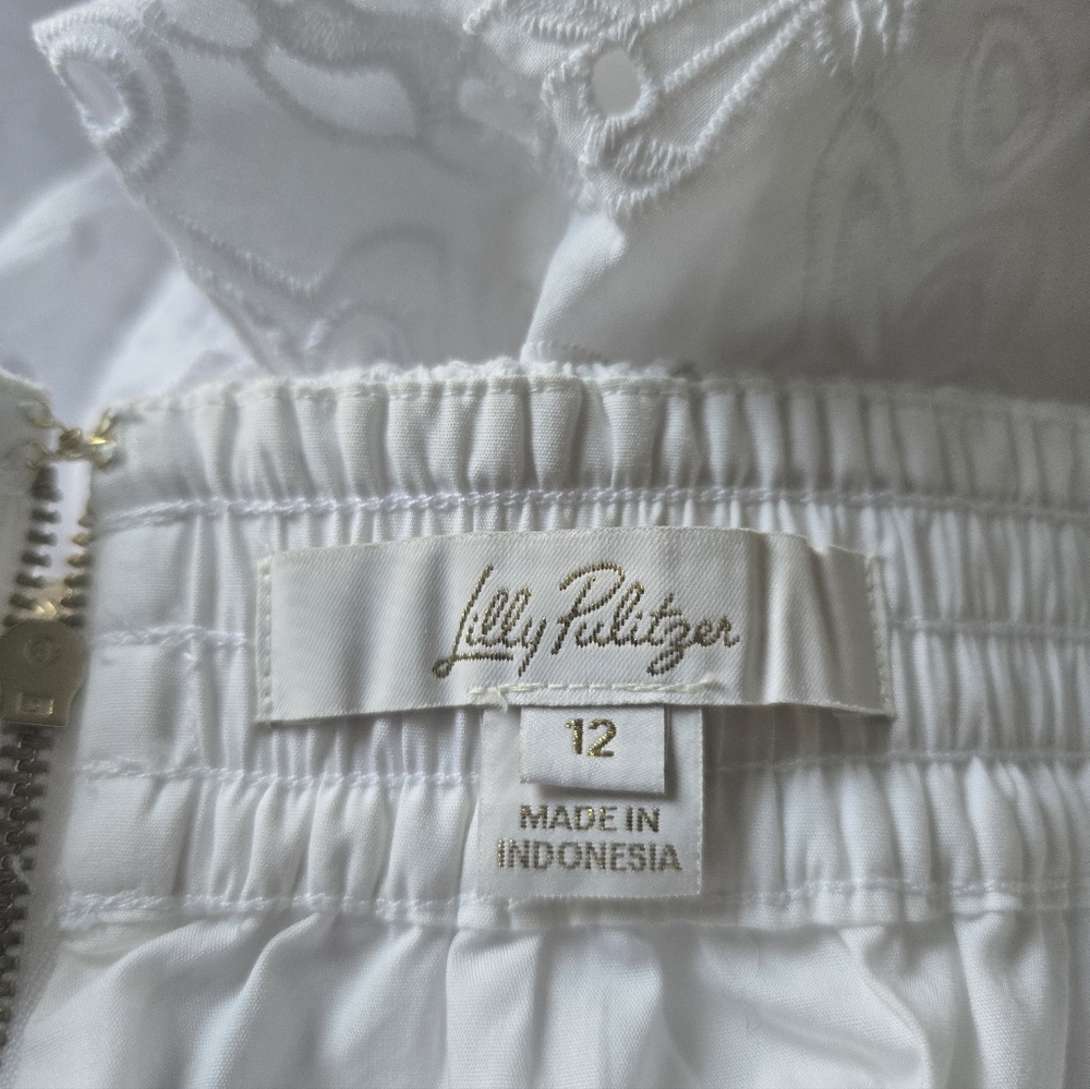 Lilly Pulitzer Winslow Sealife Eyelet Maxi Skirt and Top Set 12 14 - Picture 14 of 14